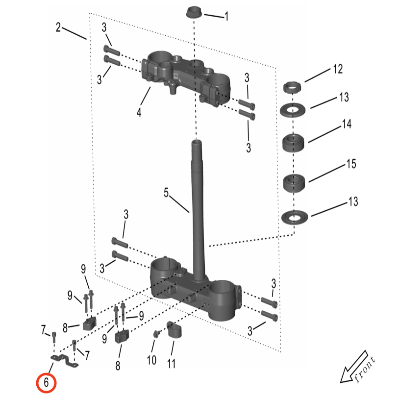 Surron Storm Bee Headlight Plug Bracket