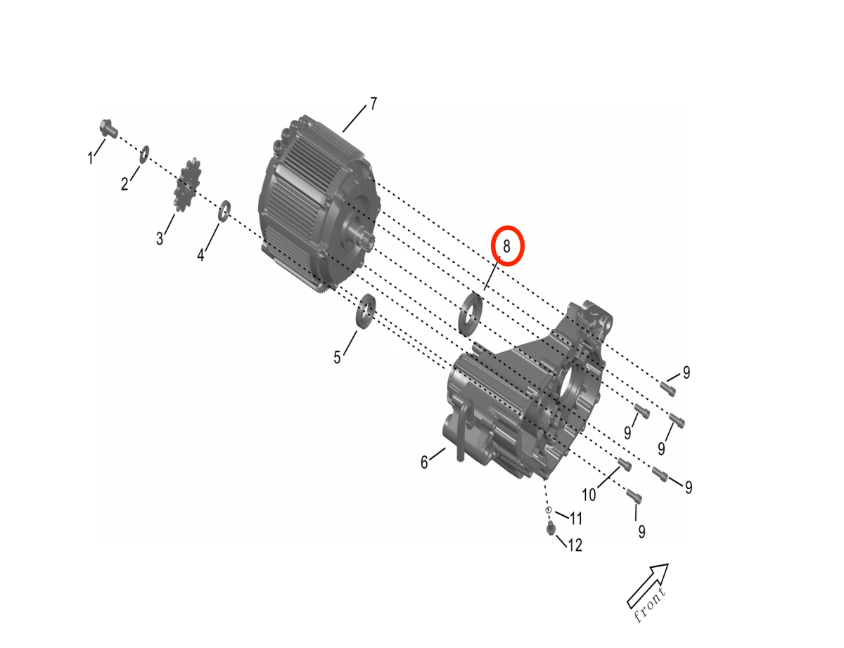 Surron Storm Bee Motor Shaft Seal