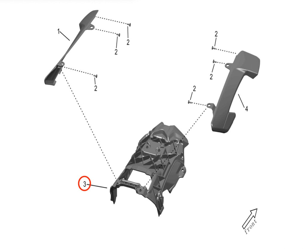 Surron Storm Bee Seat Front Support, image 3