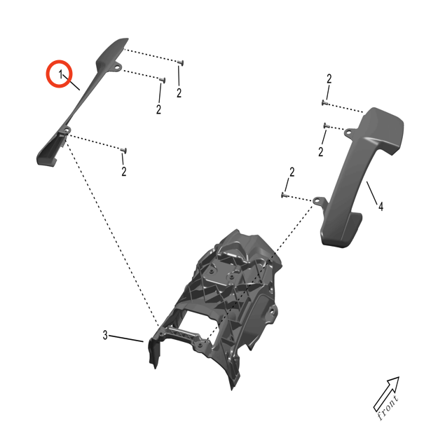 Surron Storm Bee Seat Support Cover (LEFT)