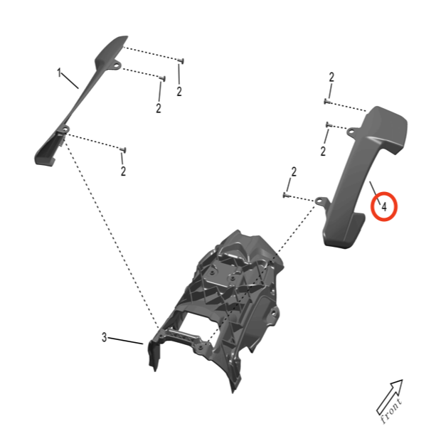 Surron Storm Bee Seat Support Cover (RIGHT)