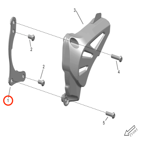 Surron Storm Bee Sprocket Cover Bracket