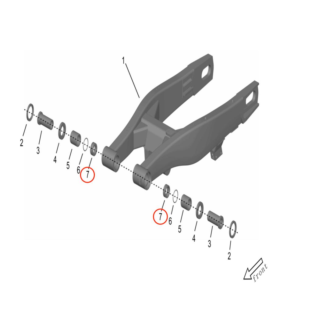 Surron Storm Bee Swingarm End Cover, image 3