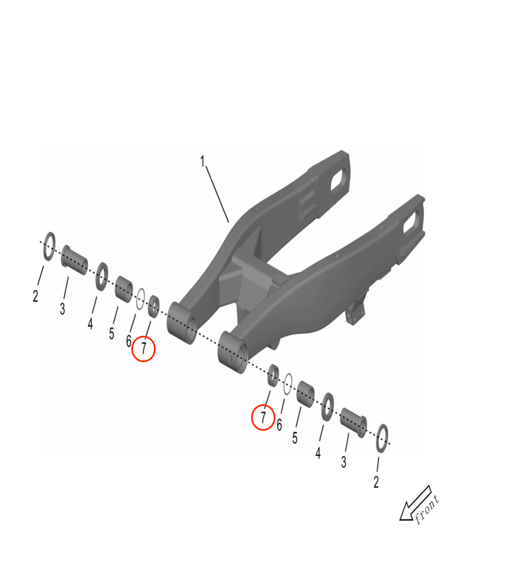 Surron Storm Bee Swingarm O-Ring, image 3