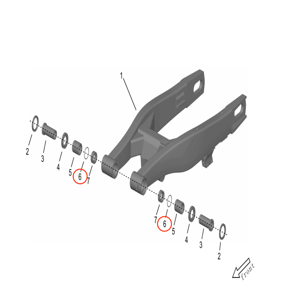 Surron Storm Bee Swingarm O-Ring, image 2