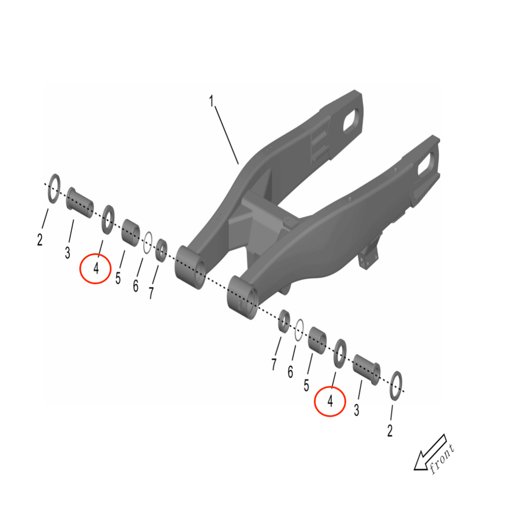 Surron Storm Bee Swingarm Thrust Needle Bearing, image 3