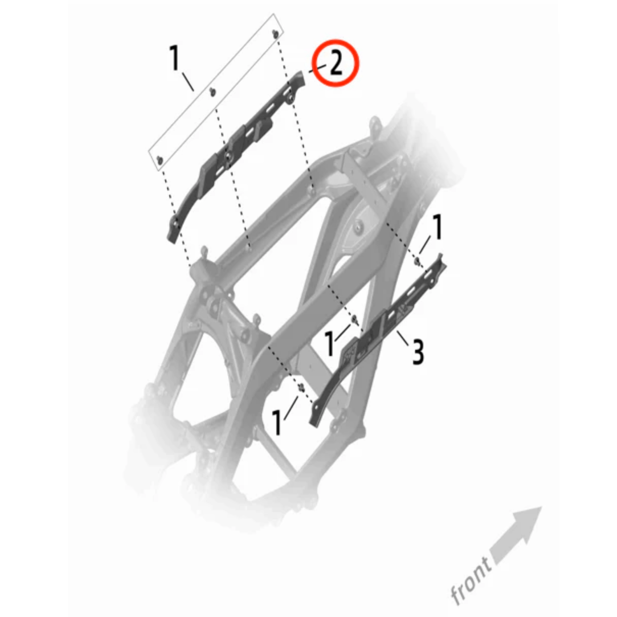 Surron Ultra Bee Battery Position Bracket (LEFT)