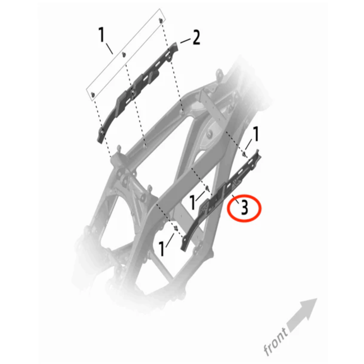 Surron Ultra Bee Battery Position Bracket (Right)