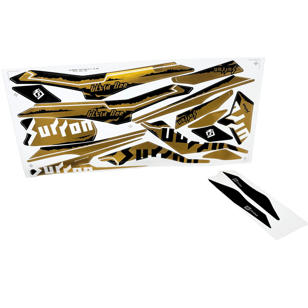Surron Ultra Bee Decal Set (Carbon Black Frame)