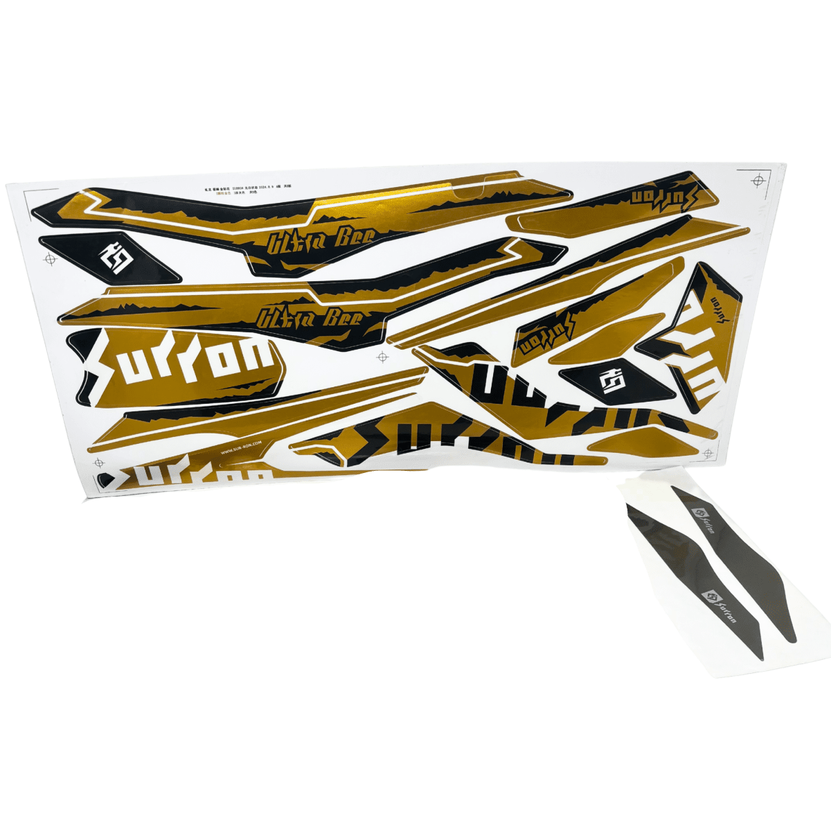 Surron Ultra Bee Decal Set (Desert Brown Frame)