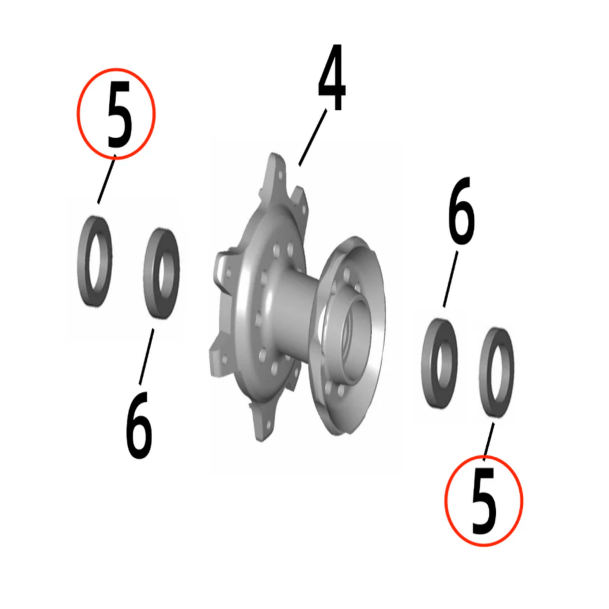 Surron Ultra Bee Front Wheel Hub Oil Seal