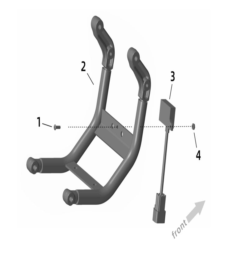 Surron Ultra Bee Lower Frame Support Bracket, image 5