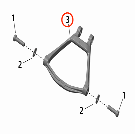 Surron Ultra Bee Rear Shock Triangle, image 3