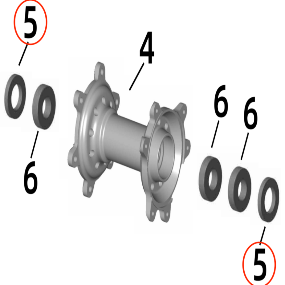 Surron Ultra Bee Rear Wheel Hub Seal, image 2