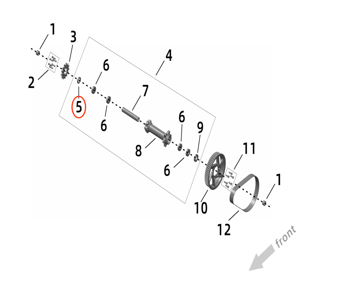 Surron Ultra Bee Right Jackshaft Seal, image 3