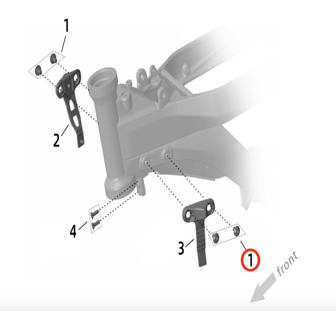 Surron Ultra Bee Steering Block (LEFT), image 3