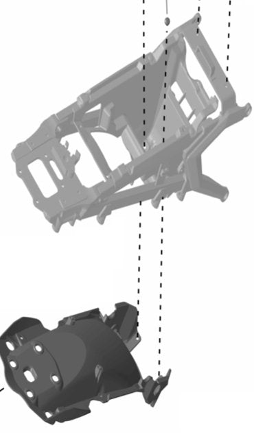 Surron Ultra Bee Subframe Fender, image 5