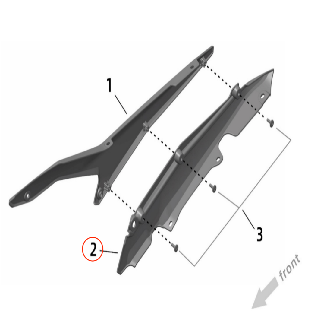 Surron Ultra Bee Subframe Shroud (Right)