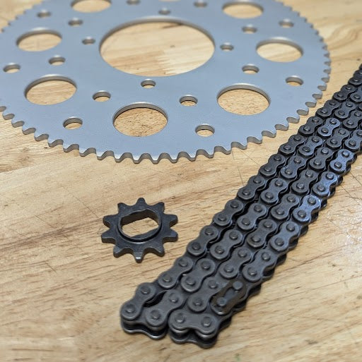 E&C ETM V2 #35 HD Ultralight Sprocket & Chain Kit - product view 1